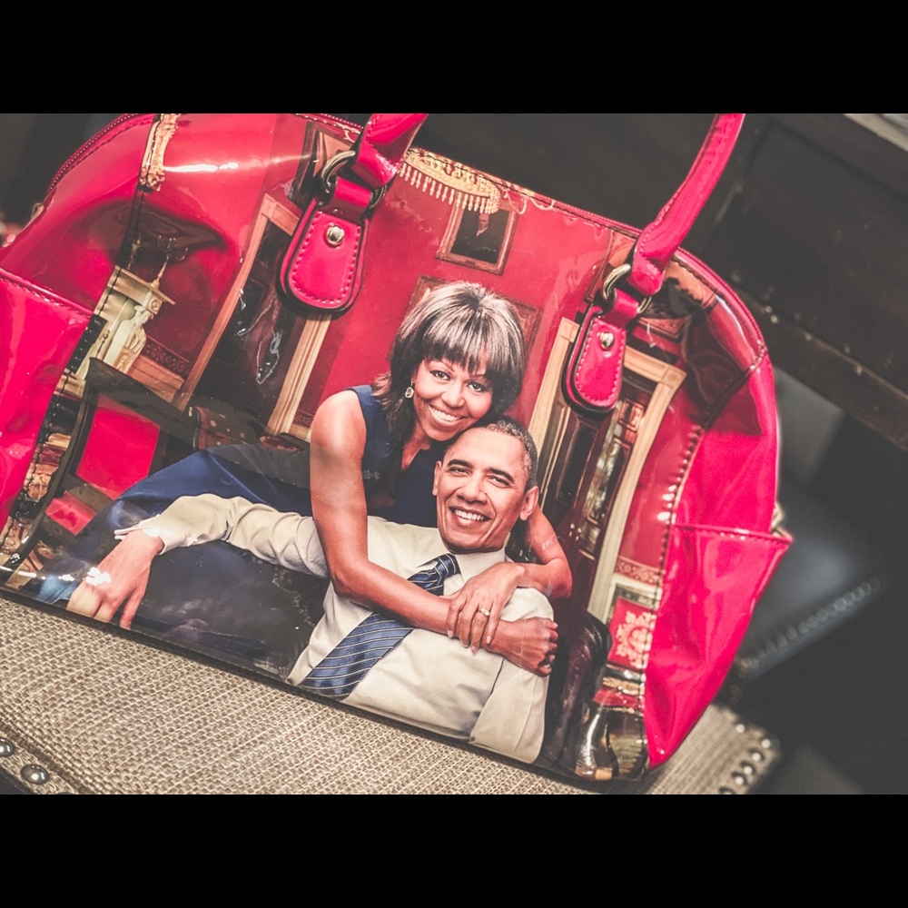Michelle & Obama hand bag